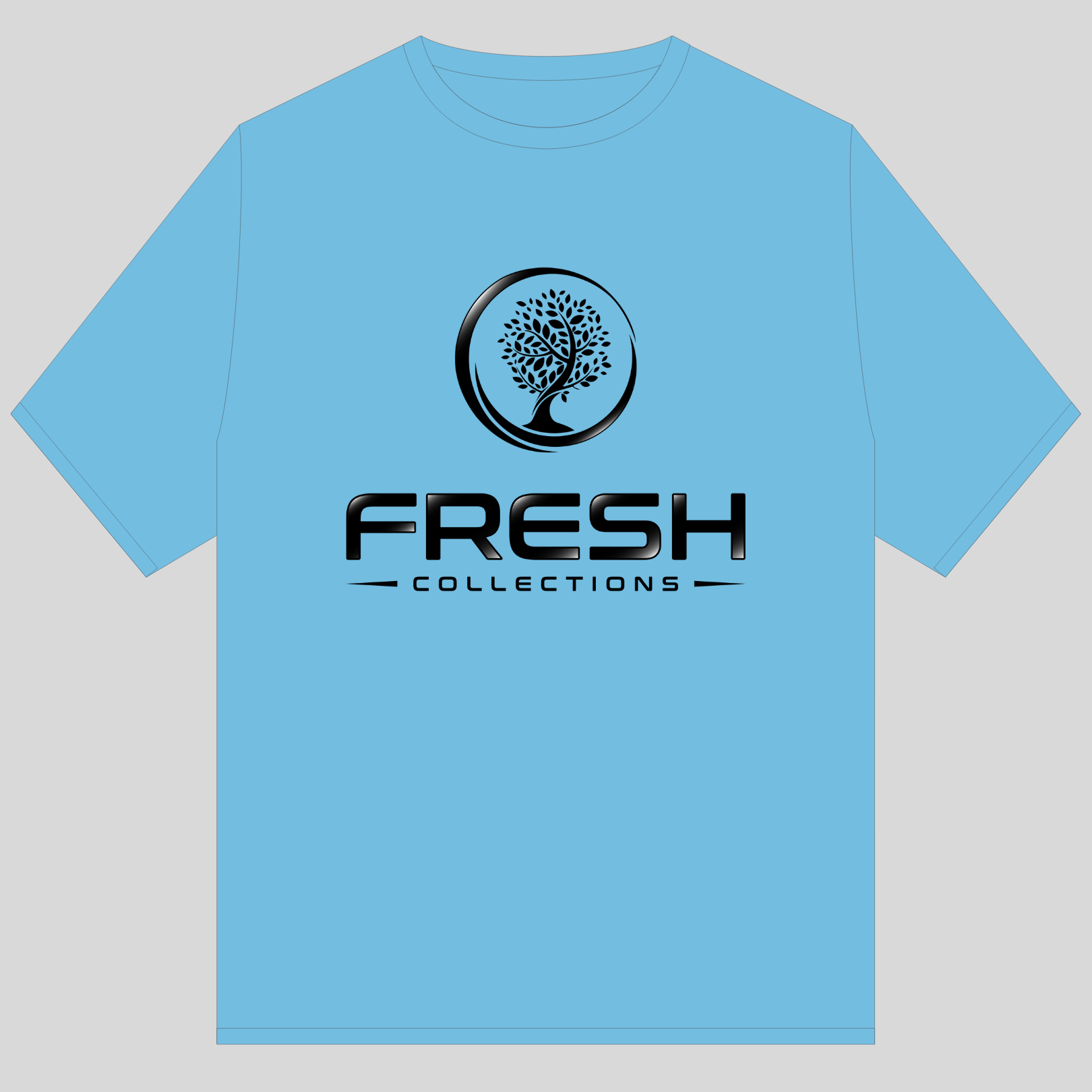 Fresh Collection Tshirt Baby Blue