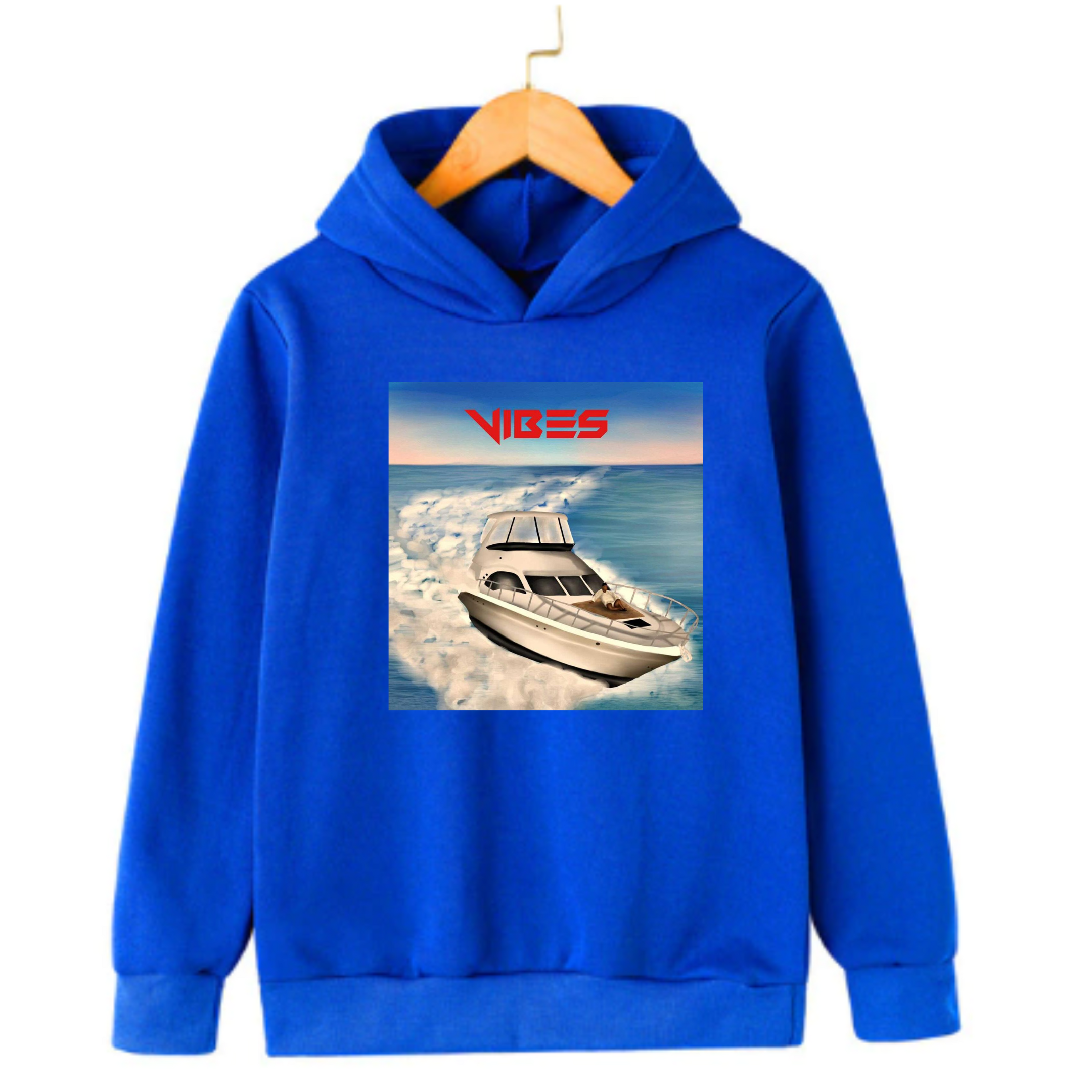 Vibes hoodies blue