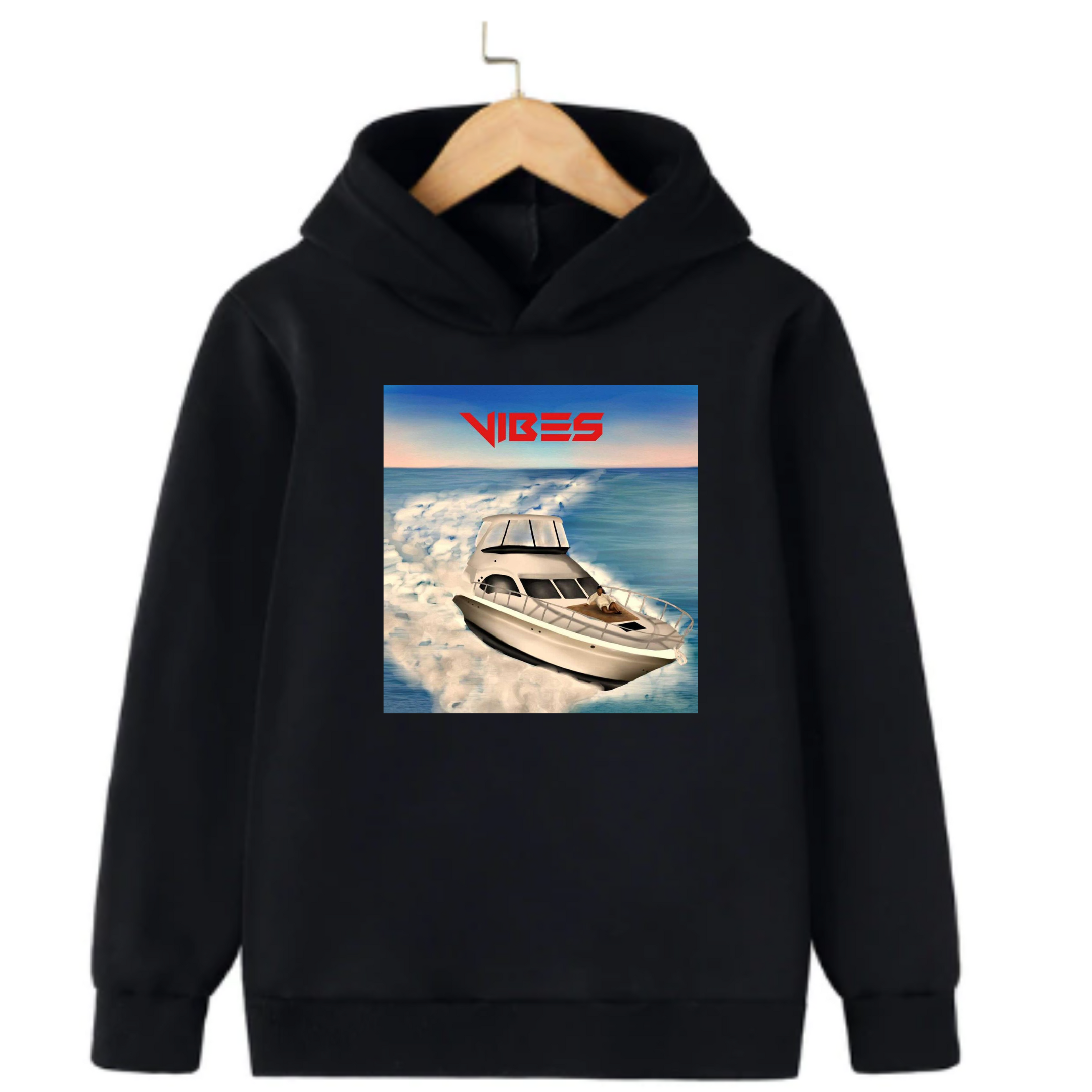Vibes hoodies black