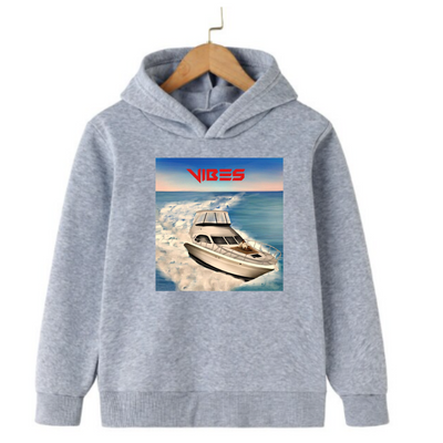 Vibes hoodies gray
