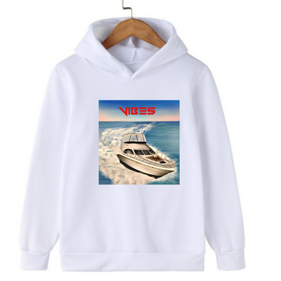 Vibes hoodies white