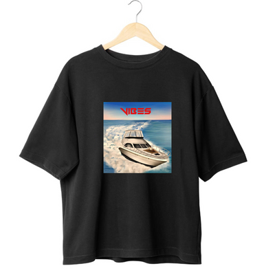 Vibes baggy shirt Black
